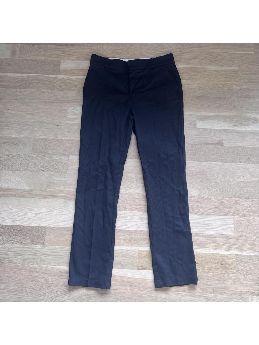 Dickies 776F Slim Fit Black Work Pants